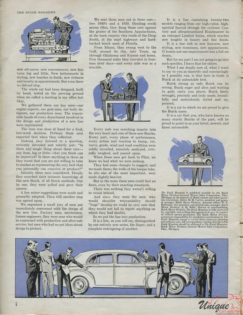 1940 Buick Editorial Brochure Page 15
